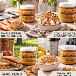 Burro di Arachidi Crunchy 540 g