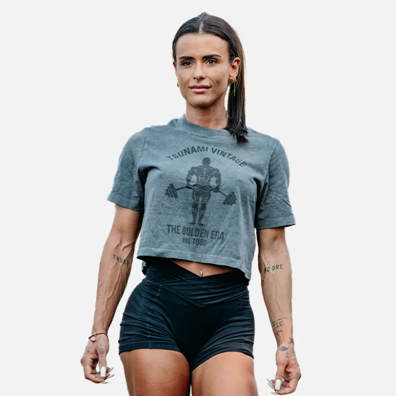 Crop Top Woman Tsunami Vintage Lift