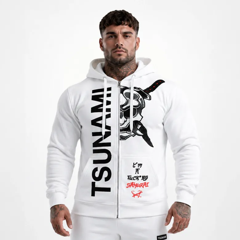 Felpa Samurai OVERSIZE bianca
