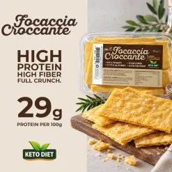 Focaccia Croccante Proteica Low Carb 75 g