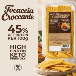 Focaccia Croccante Proteica Curcuma 150 g