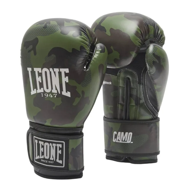 Guanti Boxe Camo verde mimetico