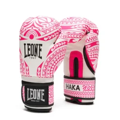 Guanti Boxe Haka Bianco Rosa