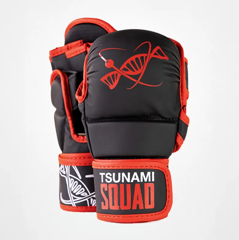 Guanti da Sparring MMA Rosso - Tsunami Nutrition