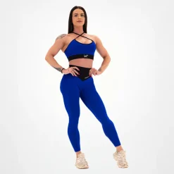 Leggings Seamless Donna Blu