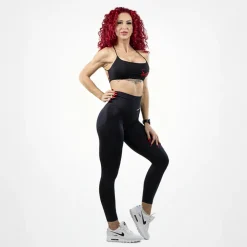 Leggings Seamless donna nero