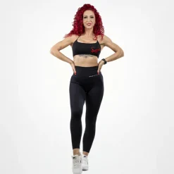 Leggings Seamless donna nero