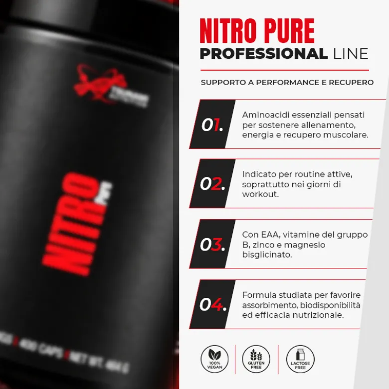 NITRO Pure Professional EAA AMTΩ® 400 caps