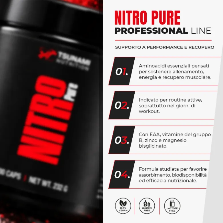 NITRO Pure Professional EAA AMTΩ® 200 caps