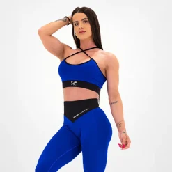 Top Donna Seamless Blu