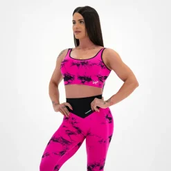 Top Donna Seamless Tie Dye Fucsia