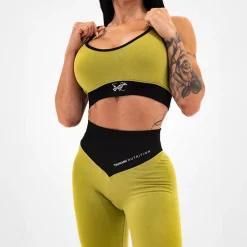 Top Donna Seamless Verde Militare