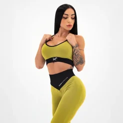 Top Donna Seamless Verde Militare