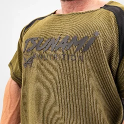 T-Shirt BB Oversize Golden Era Tsunami Verde Militare
