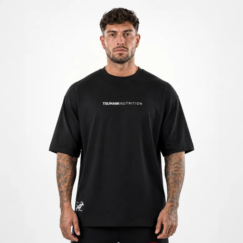 T-shirt Oversize Tsunami Nera