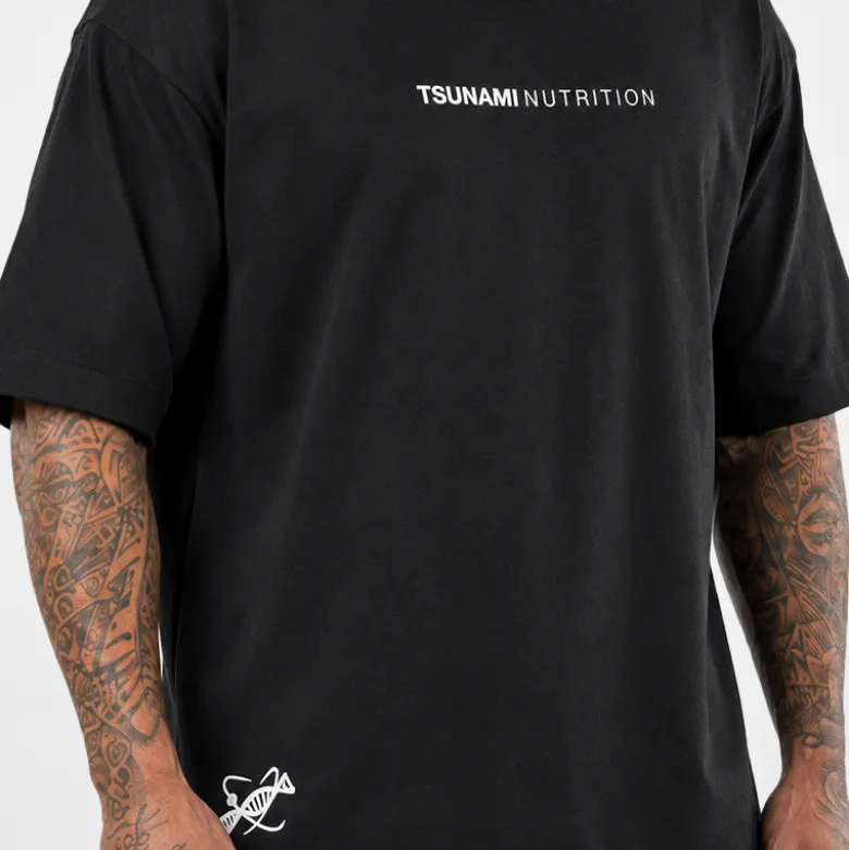 T-shirt Oversize Tsunami Nera