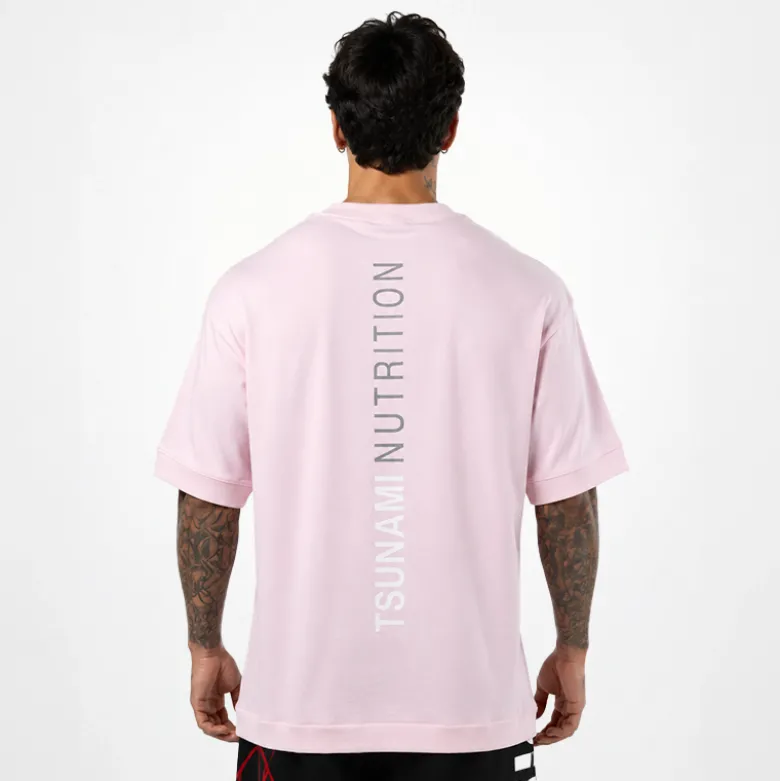 T-shirt Oversize Tsunami Rosa