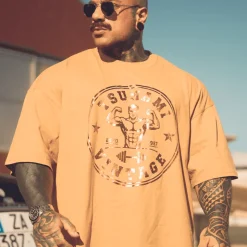T-Shirt Oversize Tsunami Vintage Double Biceps