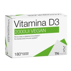 Vitamina D3 2000UI Vegan 180 tbl masticabili