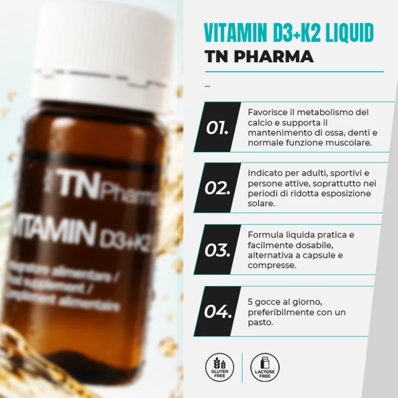 Vitamin D3 + K2 Liquid 9 ml